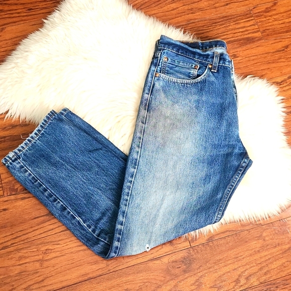 Levi's Medium Wash 505 Jeans - Picture 1 of 4